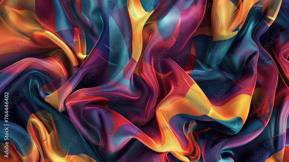 Abstract pattern design for scarf Abstract pattern design for scarf