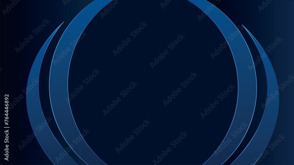 Modern, and minimalist vector illustration featuring captivating dark blue gradients. Ideal for various design needs such as presentation backgrounds, business cards, covers, banners, and more - obrazy, fototapety, plakaty 