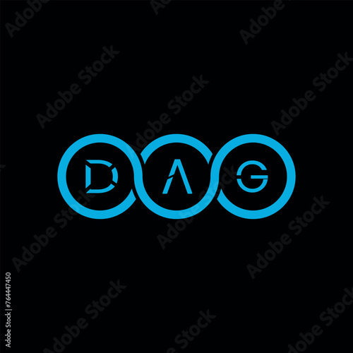 DAG Letter Initial Logo Design Template Vector Illustration