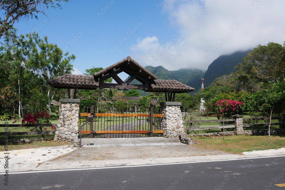 Stadt El Valle de Antón in der Caldera in den tropischen Bergen in Panama