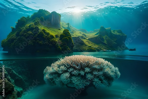 coral reef and sea © Hammad