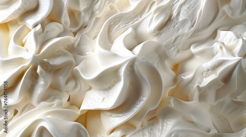Ethereal Soft Swirls of Creamy Delicate Texture