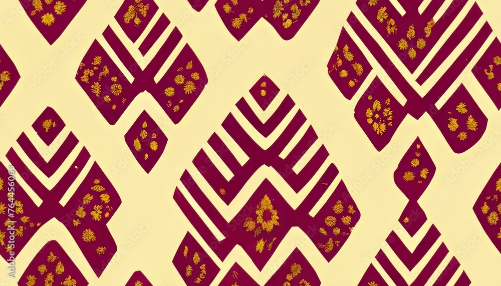 seamless pattern with Paisley Rendezvous ikat seamless pattern with Paisley Rendezvous ikat