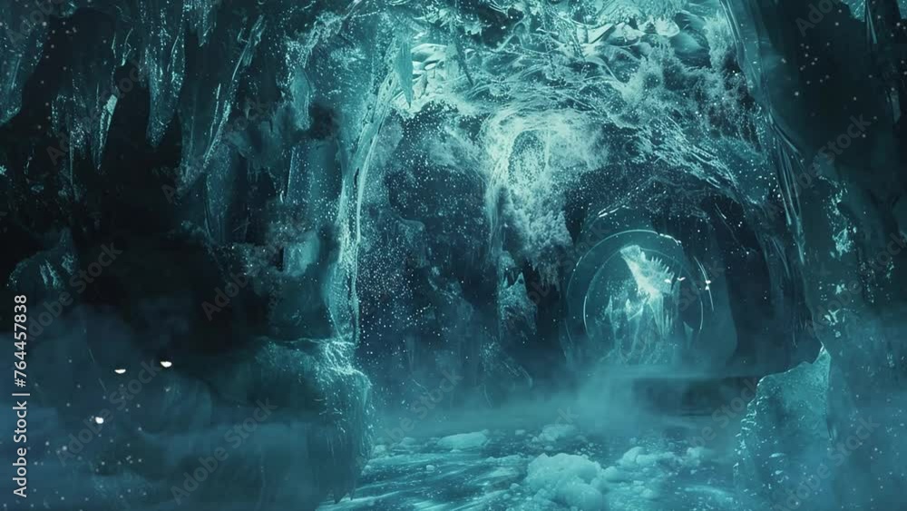 Entity Background cinematic shot ethereal entity appears. seamless looping overlay 4k ...