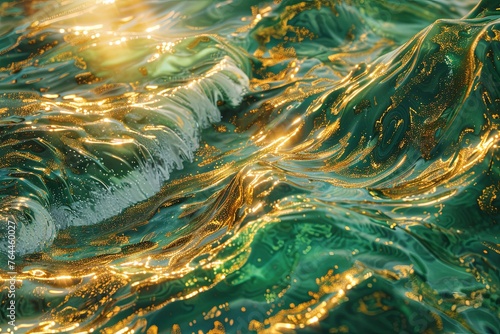 Abstract flowing water background 