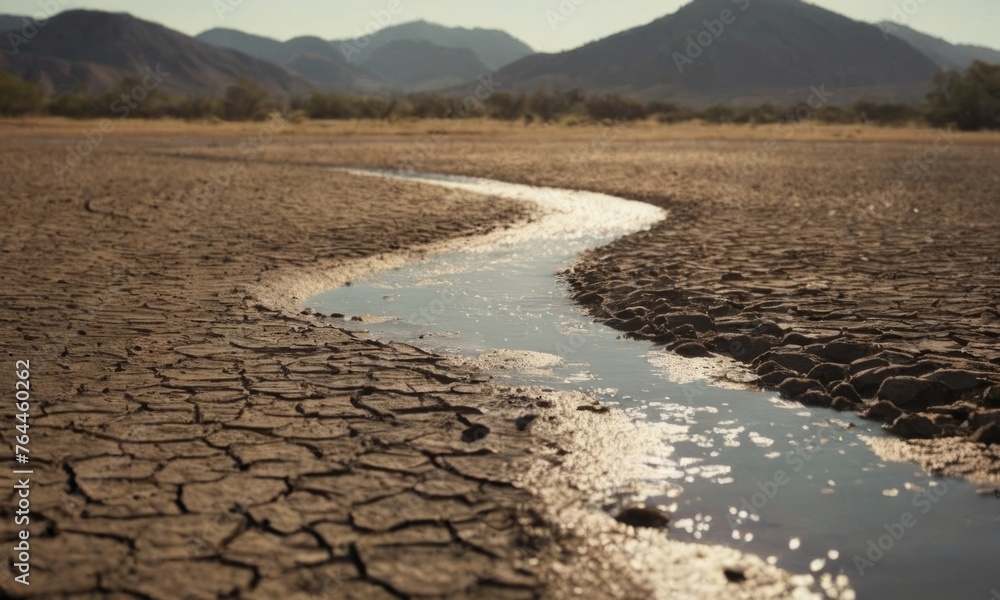  ivers have dried up, the sun is blazing and the earth is scorching, cracked by drought