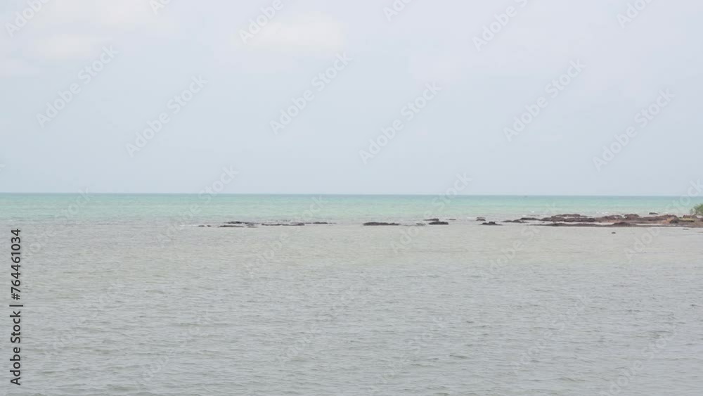 ocean and sea view with blue sky in the morning, natural background in summertime ocean and sea view with blue sky in the morning, natural background in summertime