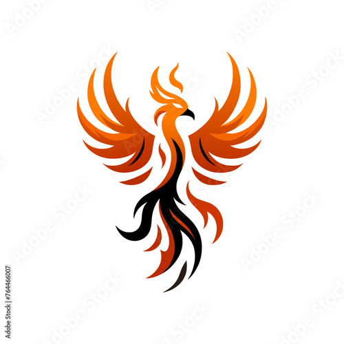 Phoenix logo: Signifies rebirth, resilience, and transformation, embodying strength and renewal in its fiery depiction.