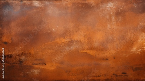Grunge rusty orange brown metal corten steel stone background texture banner