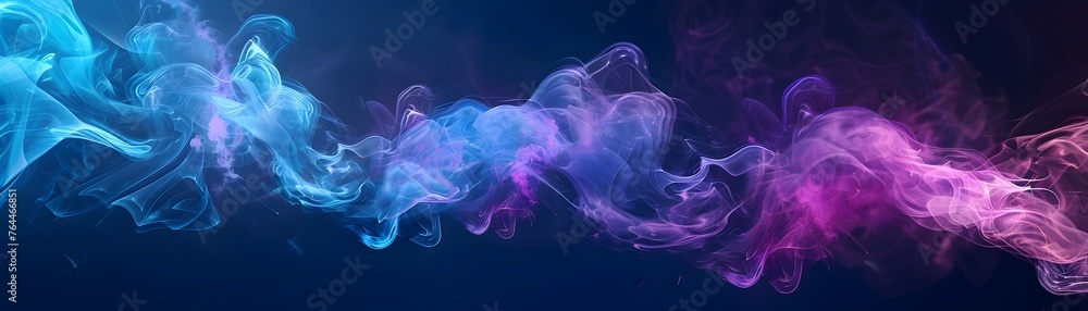 Mesmerizing Swirls of Vibrant Energy in a Dreamlike Digital Atmosphere