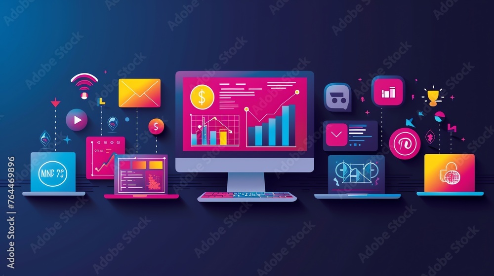 Fototapeta premium machine learning technology advances and implications