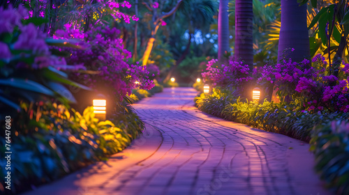 Gardens with flowers that bloom at night. Capture their beauty under moonlight or with creative artificial lighting