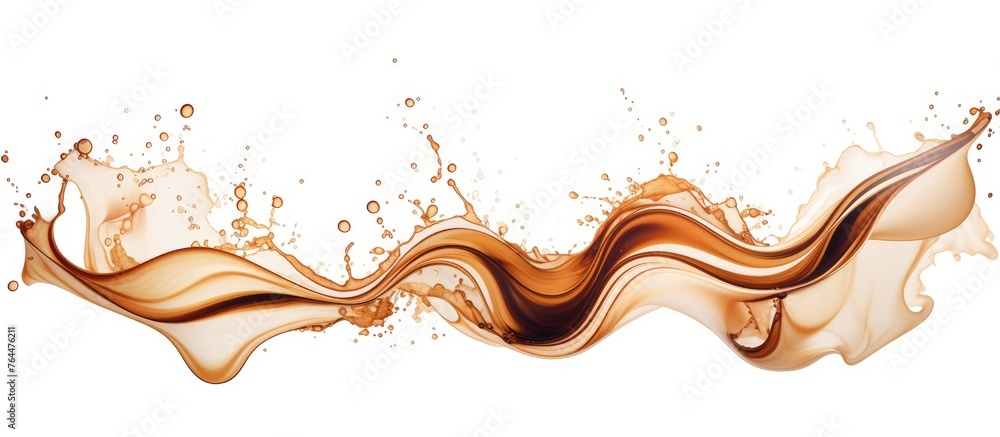 Capture the intricate details of a liquid wave forming, with a single liquid droplet ready to fall. Capture the intricate details of a liquid wave forming, with a single liquid droplet ready to fall.