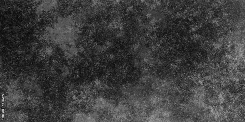Obraz premium Dark black grunge wall charcoal colors texture backdrop background. old texture, rusty metal iron rust blank concrete dust texture sand tile creative surface vector design. Dark grungy background.