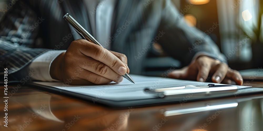 Signing a Digital Document on a Tablet for Modern Business Agreements and Contracts with Copy Space Signing a Digital Document on a Tablet for Modern Business Agreements and Contracts with Copy Space