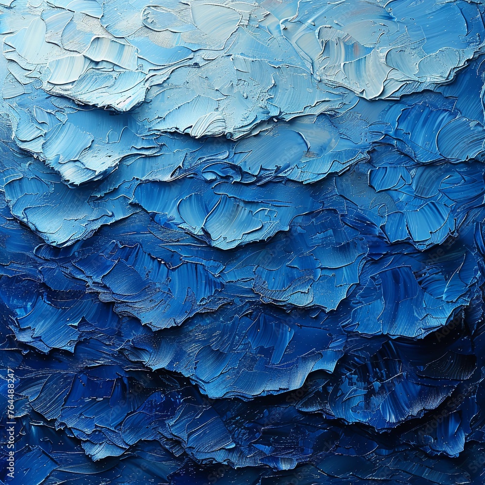 Fototapeta premium Background in shades of blue, tranquil and deep like the ocean