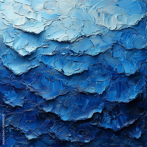 Wallpaper Mural Background in shades of blue, tranquil and deep like the ocean Torontodigital.ca