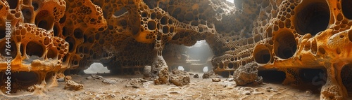 Traditional mud beehive structure, nature's architecture