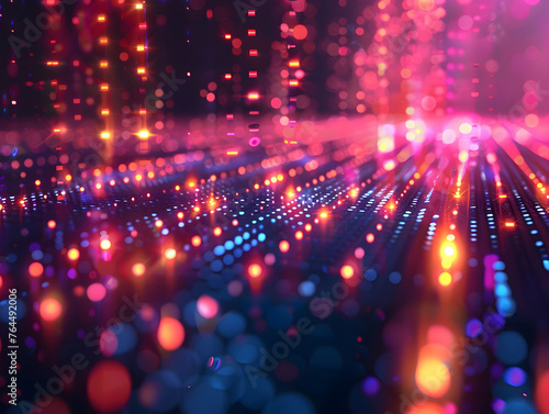 abstract background of coding software for sound beats technology
