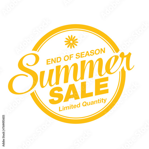summer sale banner vector illustration