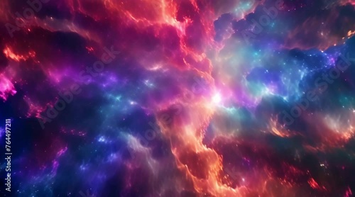 animation, motion effect, background with space photo