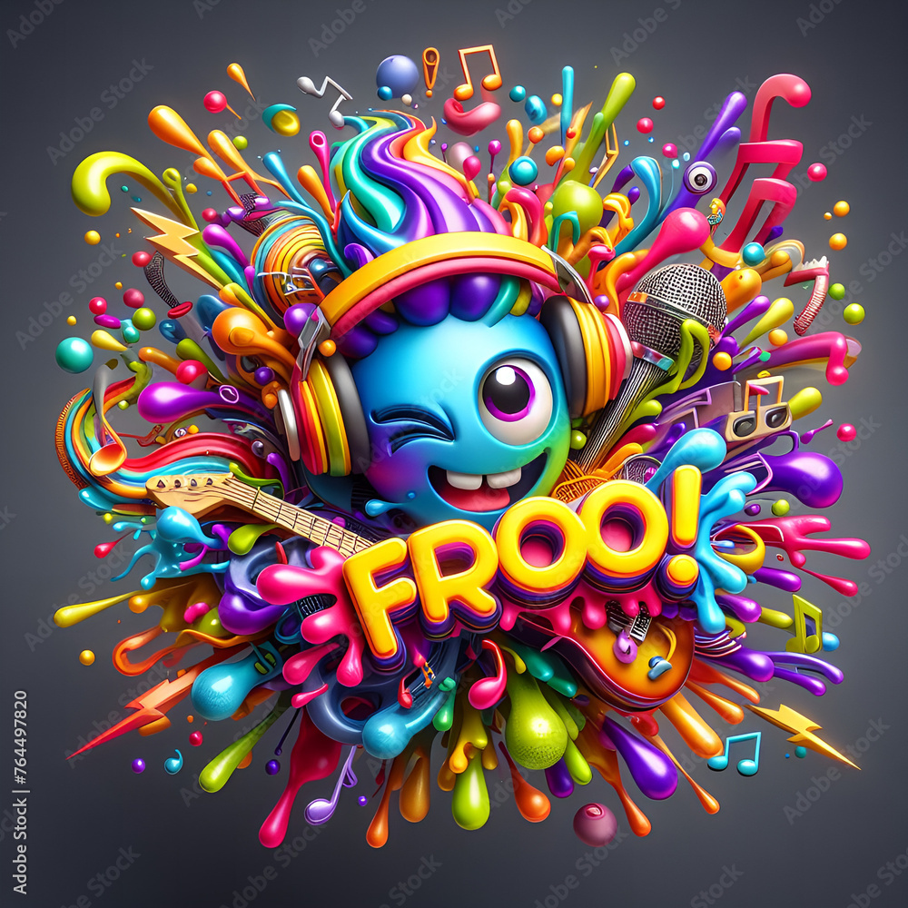 Splashes of Neon Riffs - FroO! Splashes of Neon Riffs - FroO!
