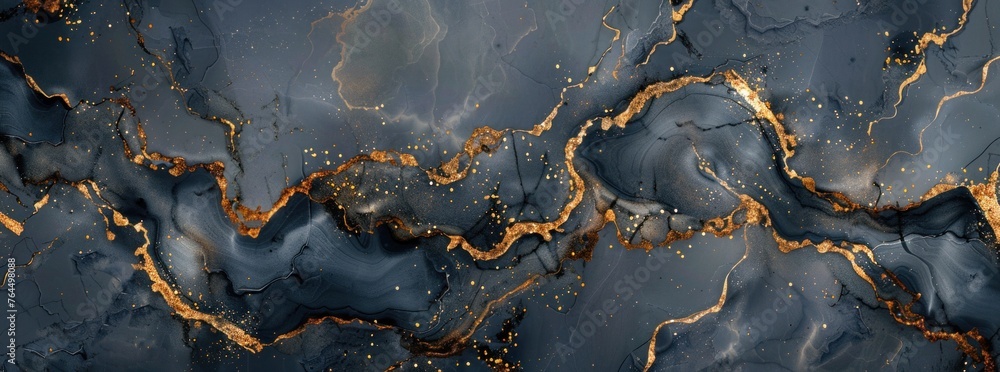 Golden Veined Marble Texture Golden Veined Marble Texture