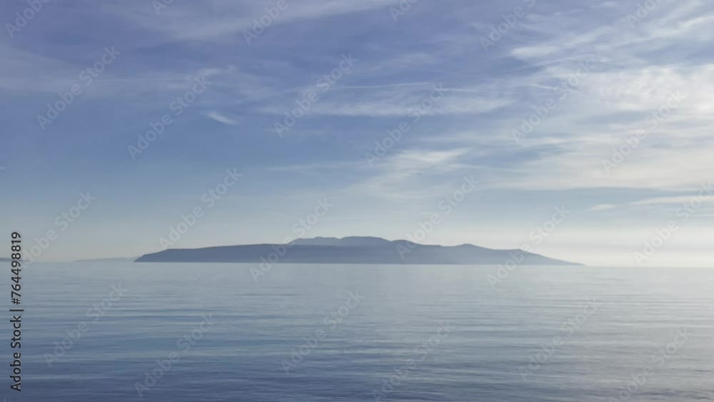 Island in distance, Cres, Croatia Island in distance, Cres, Croatia