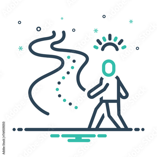 Mix icon for path