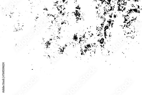 Grunge Monochrome print and design. Black and white background texture of cracks, scuffs, chips, dust