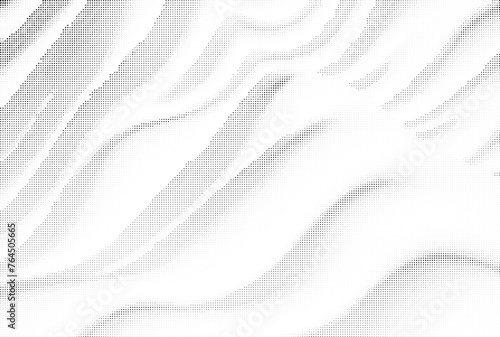 Gradientt wavy halftone dotted pattern. Vector illustration 