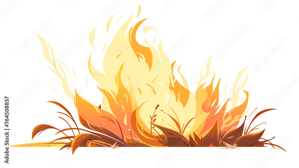 Hand drawn cartoon burning flame illustration
Hand drawn cartoon burning flame illustration