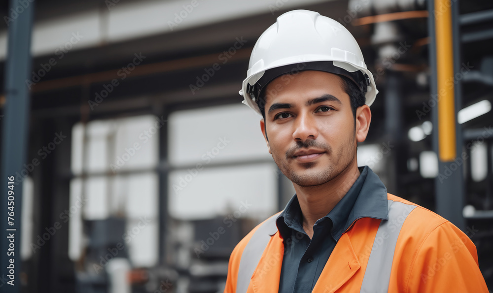 portrait of a skilled male maintenance engineer adorned in a professional uniform and helmet portrait of a skilled male maintenance engineer adorned in a professional uniform and helmet