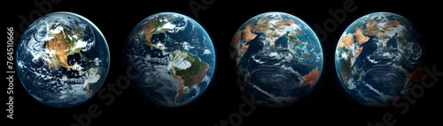 Planet Earth digital art  hyperrealistic portrayal  global view  stunning detail