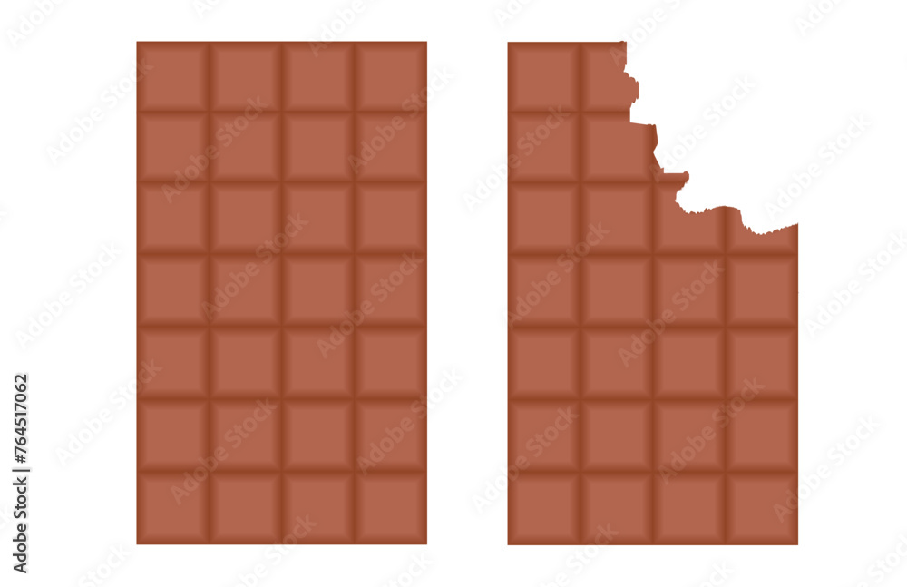 Chocolate bar icon, modern minimal flat design style, vector illustration 5 8 9 Chocolate bar icon, modern minimal flat design style, vector illustration 5 8 9