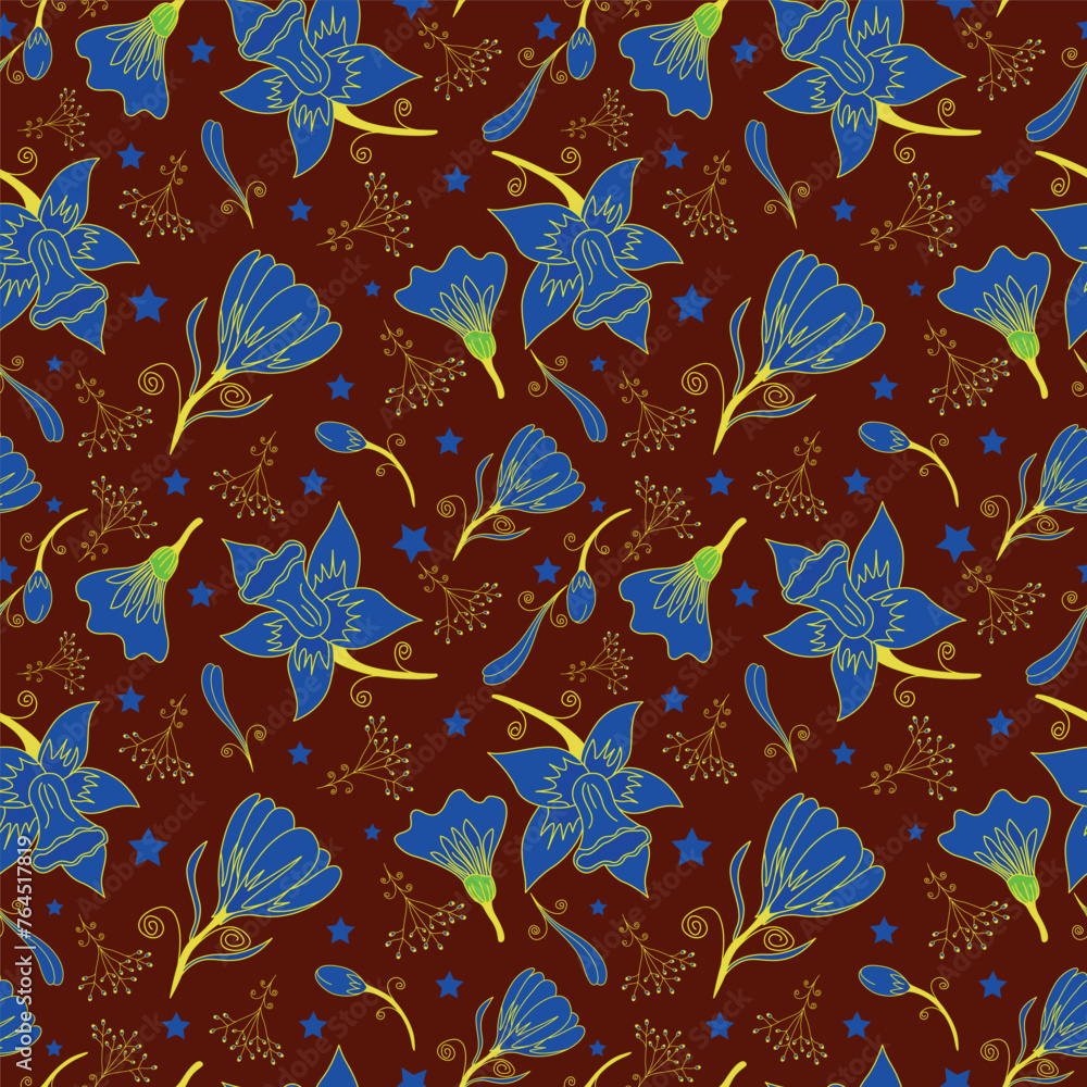 custom made wallpaper toronto digitalVector seamless pattern floral pattern. Tropical botanical trendy pattern