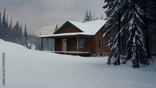 Beautiful house in the mountain