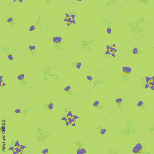 Wallpaper Mural Vector seamless pattern floral pattern. Tropical botanical trendy pattern Torontodigital.ca