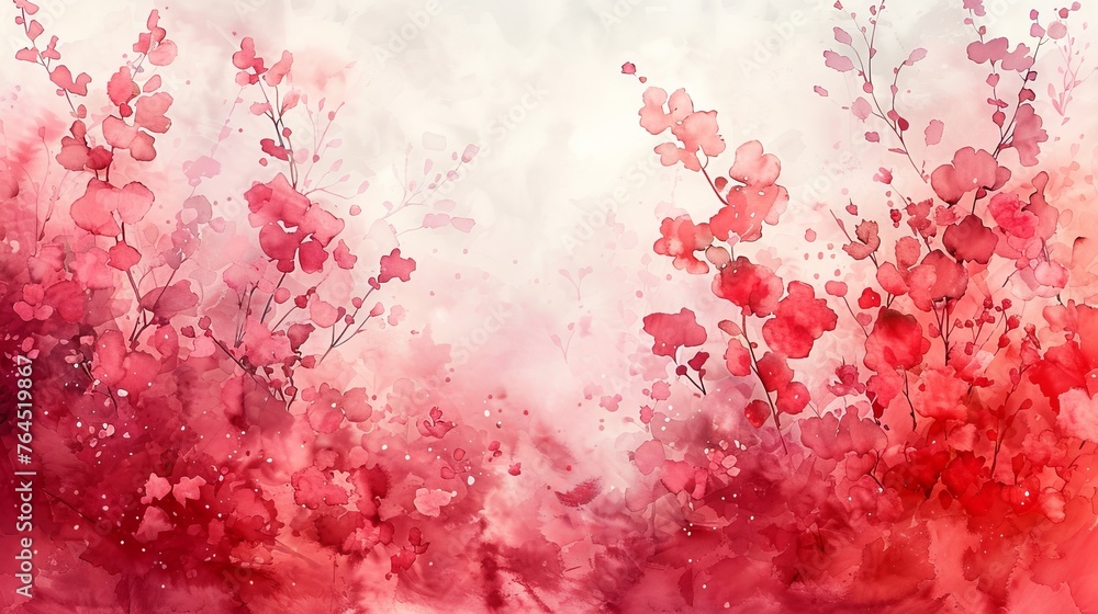 Background made with coral watercolors