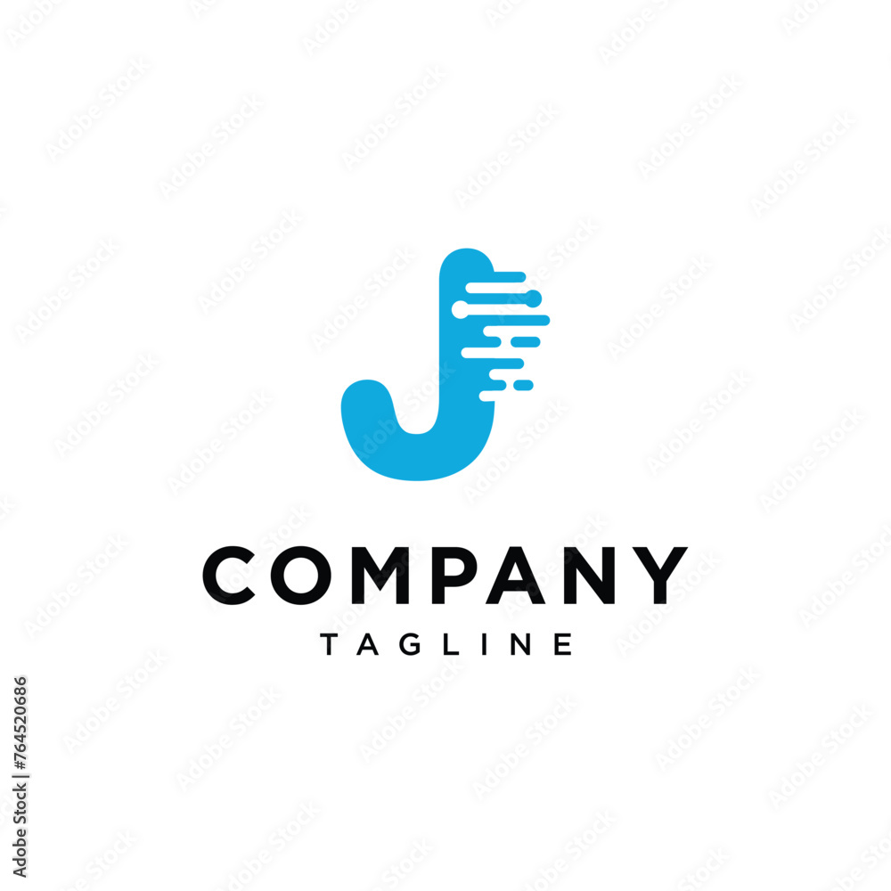Letter J Artificial Intelligence Techno logo icon vector template.eps Letter J Artificial Intelligence Techno logo icon vector template.eps