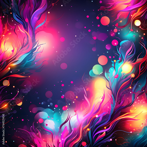 abstract background with stars