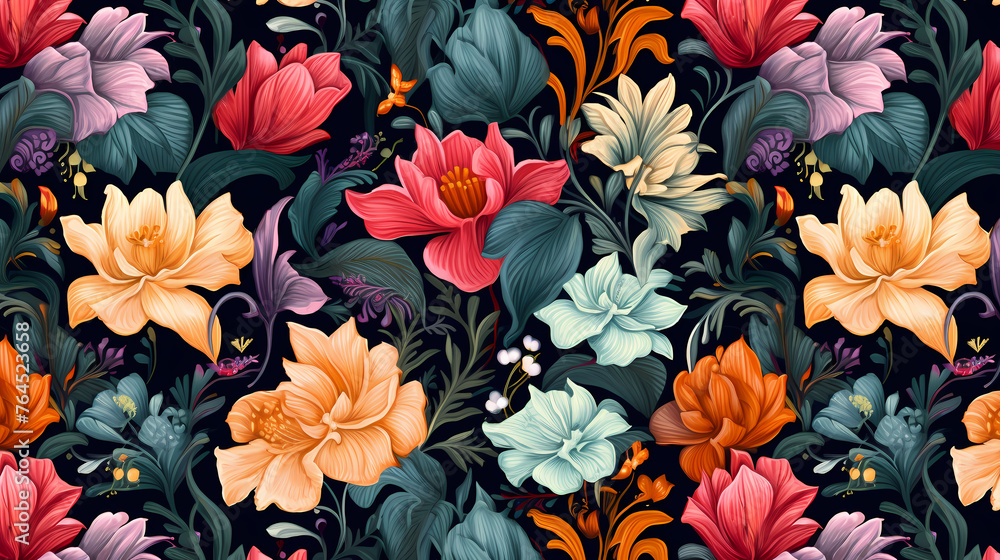 Floral seamless pattern Floral seamless pattern