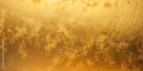 Gold brush stroke and texture golden. Abstract oil paint golden texture background, pattern of gold brush strokes. Golden texture brush stroke used as background. photo