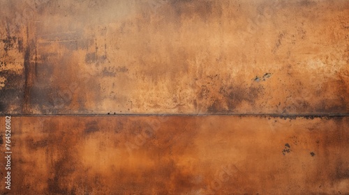 Grunge rusty orange brown metal corten steel stone background texture banner