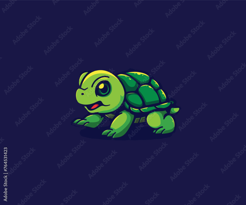Fototapeta premium turtle mascot logo template
