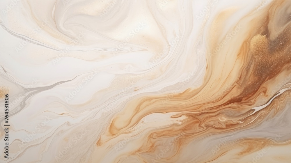 Abstract fluid art background beige and silver colors. Liquid marble. Ink beige backdrop with shiny wavy pattern Abstract fluid art background beige and silver colors. Liquid marble. Ink beige backdrop with shiny wavy pattern