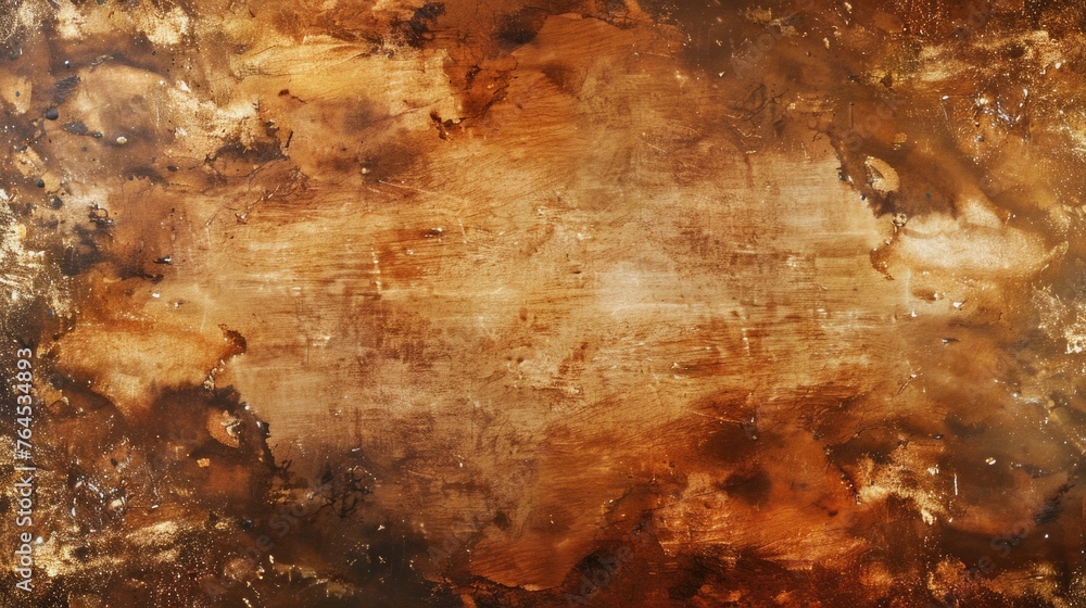 Close up of a piece of wood with rust. Great for industrial backgrounds