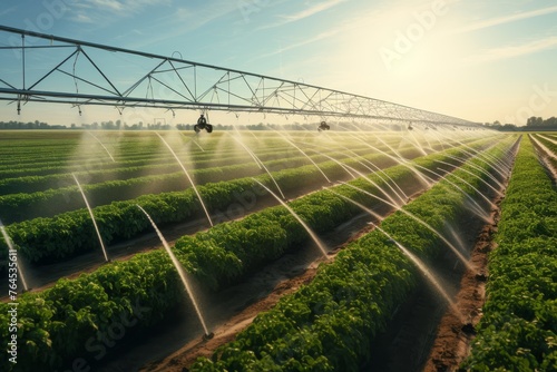 Irrigation System and Crop Sprinklers in the concept of efficient water management and irrigation practices