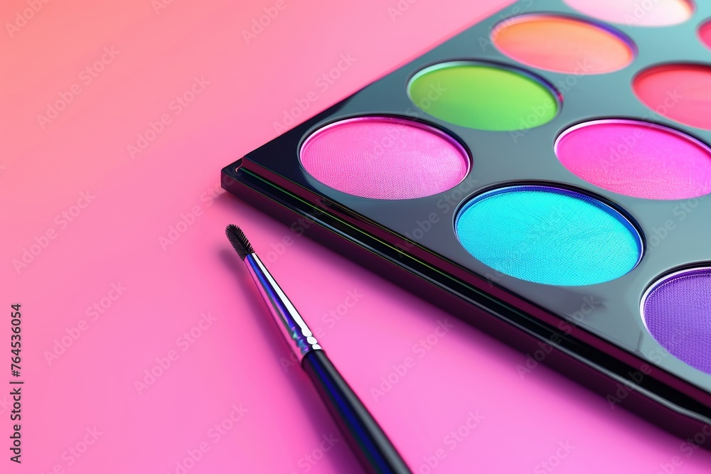 Eyeshadow Palette and Eyeliner a colorful eyeshadow palette Eyeshadow Palette and Eyeliner a colorful eyeshadow palette