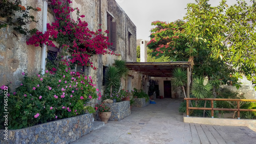 Historic Monastery Of Preveli On The Island of Crete (Greece)